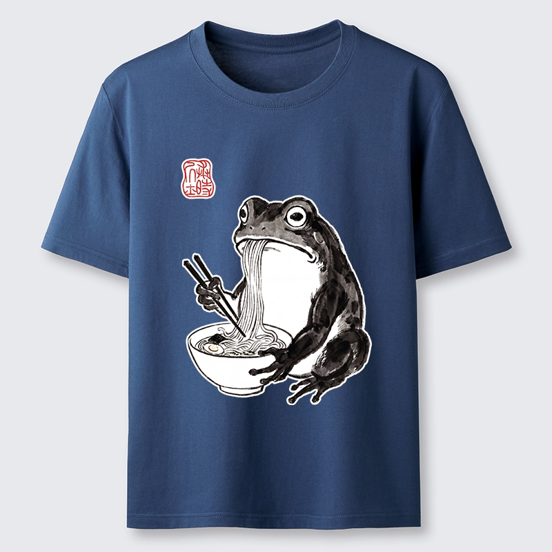 Tokyo-Tiger Cat Loves Eating Pasta Classic T-Shirt