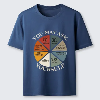 Tokyo-Tiger Full Of Self Doubt Questions Wheel Classic T-Shirt