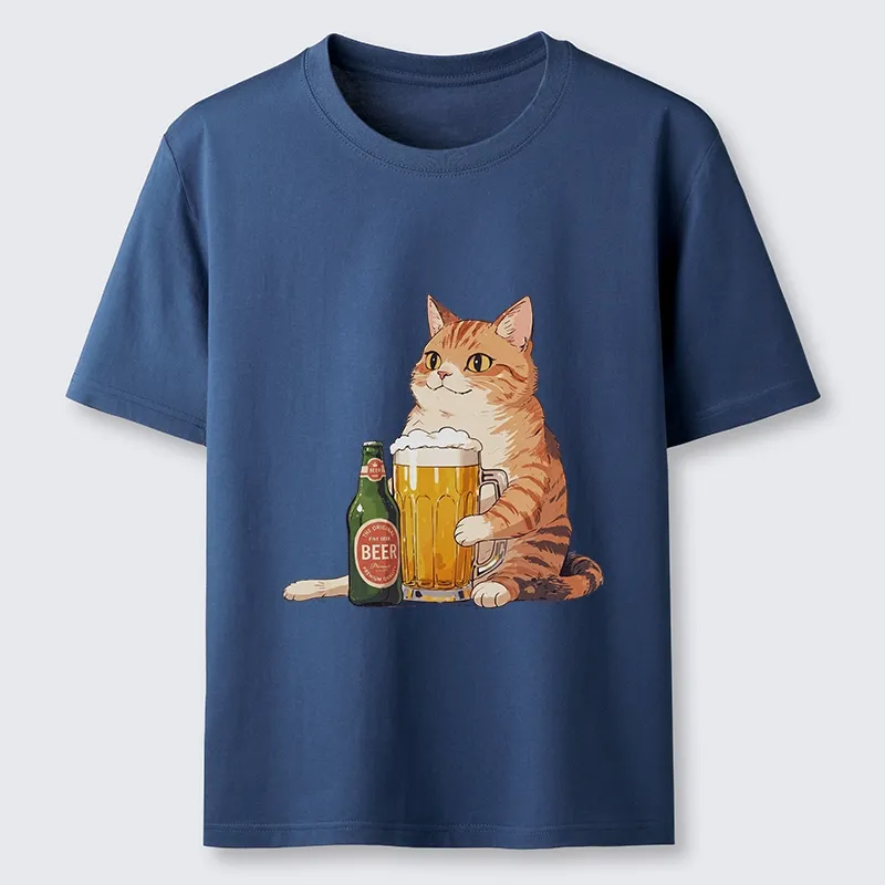 Tokyo-Tiger Funny Beer Cat After Work Classic T-Shirt