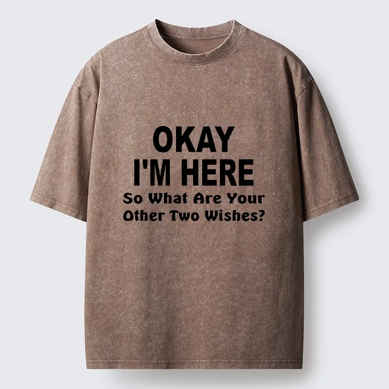 Tokyo-Tiger Meme Vibes Of Three Magic Wishes Washed T-Shirt