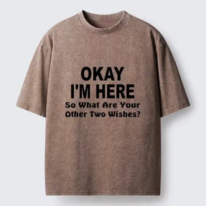 Tokyo-Tiger Meme Vibes Of Three Magic Wishes Washed T-Shirt