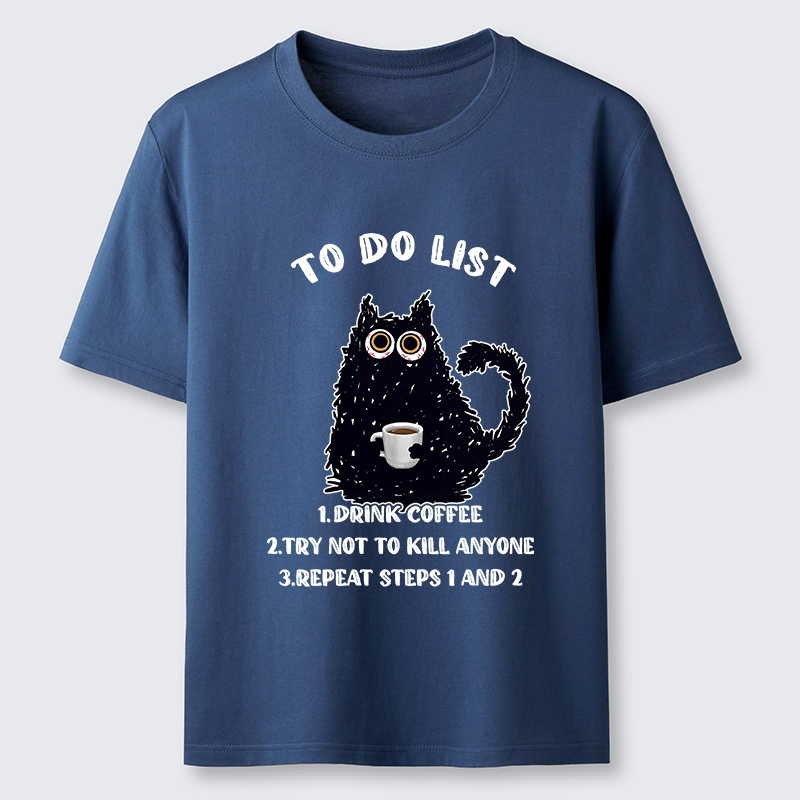 Tokyo-Tiger Funny Meme Daily Coffee Routine Classic T-Shirt
