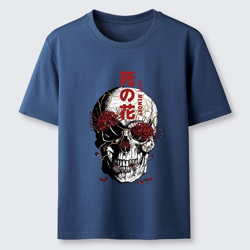 Tokyo-Tiger Dark Goth Spider Lily Skull Art Classic T-Shirt