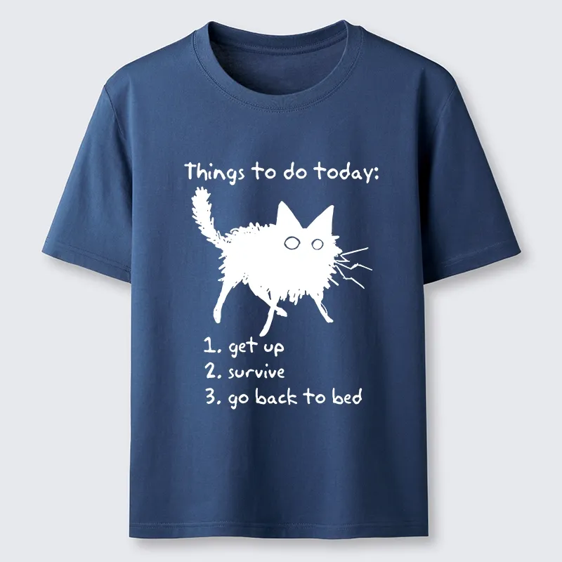 Tokyo-Tiger Lazy Cat Survive Day Funny Meme Classic T-Shirt