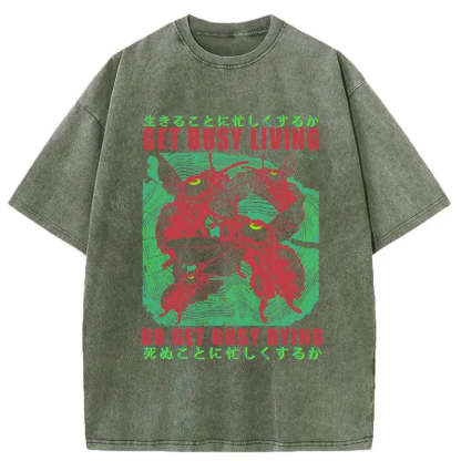 Tokyo-Tiger Busy Bee Japanese Washed T-Shirt