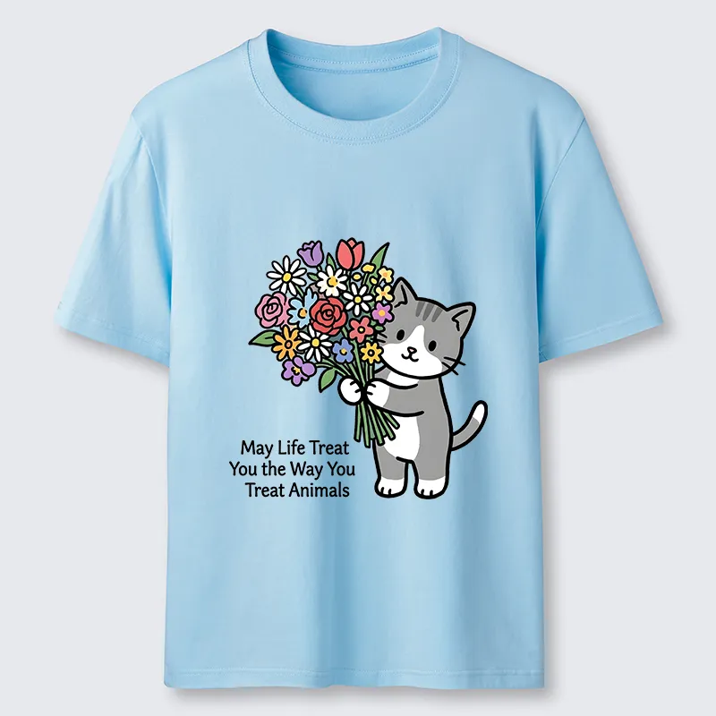 Tokyo-Tiger Funny Cat Bouquet Classic T-Shirt