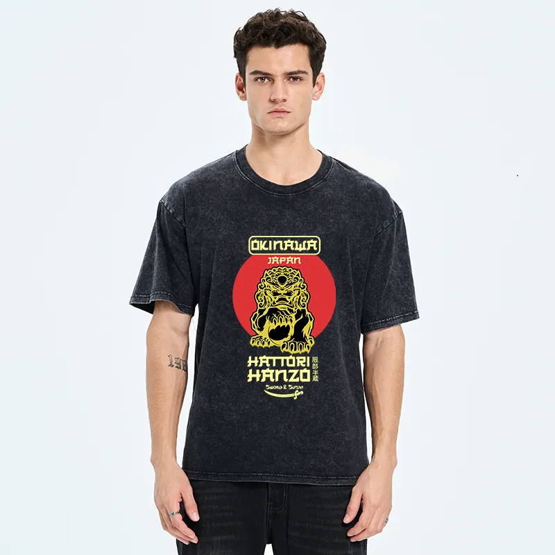 Tokyo-Tiger Hattori Hanzo Sword Washed T-Shirt