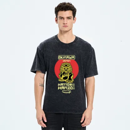 Tokyo-Tiger Hattori Hanzo Sword Washed T-Shirt