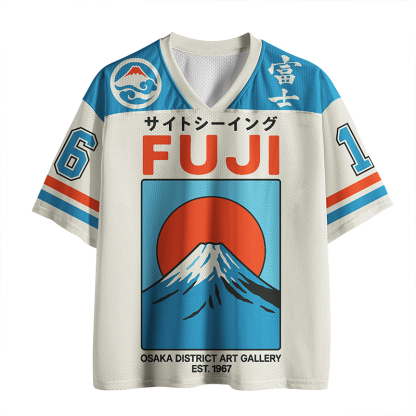 Tokyo-Tiger Mount Fuji Mesh Jersey