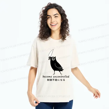 Tokyo-Tiger Uncontrolled Crows Washed T-Shirt