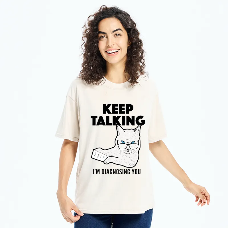 Tokyo-Tiger Diagnosing Your Problem Now Washed T-Shirt