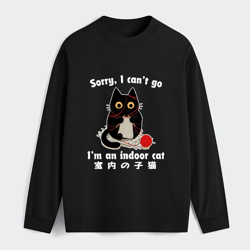 Tokyo‑Tiger Indoor Cat Meme Classic Long Sleeve T-Shirt