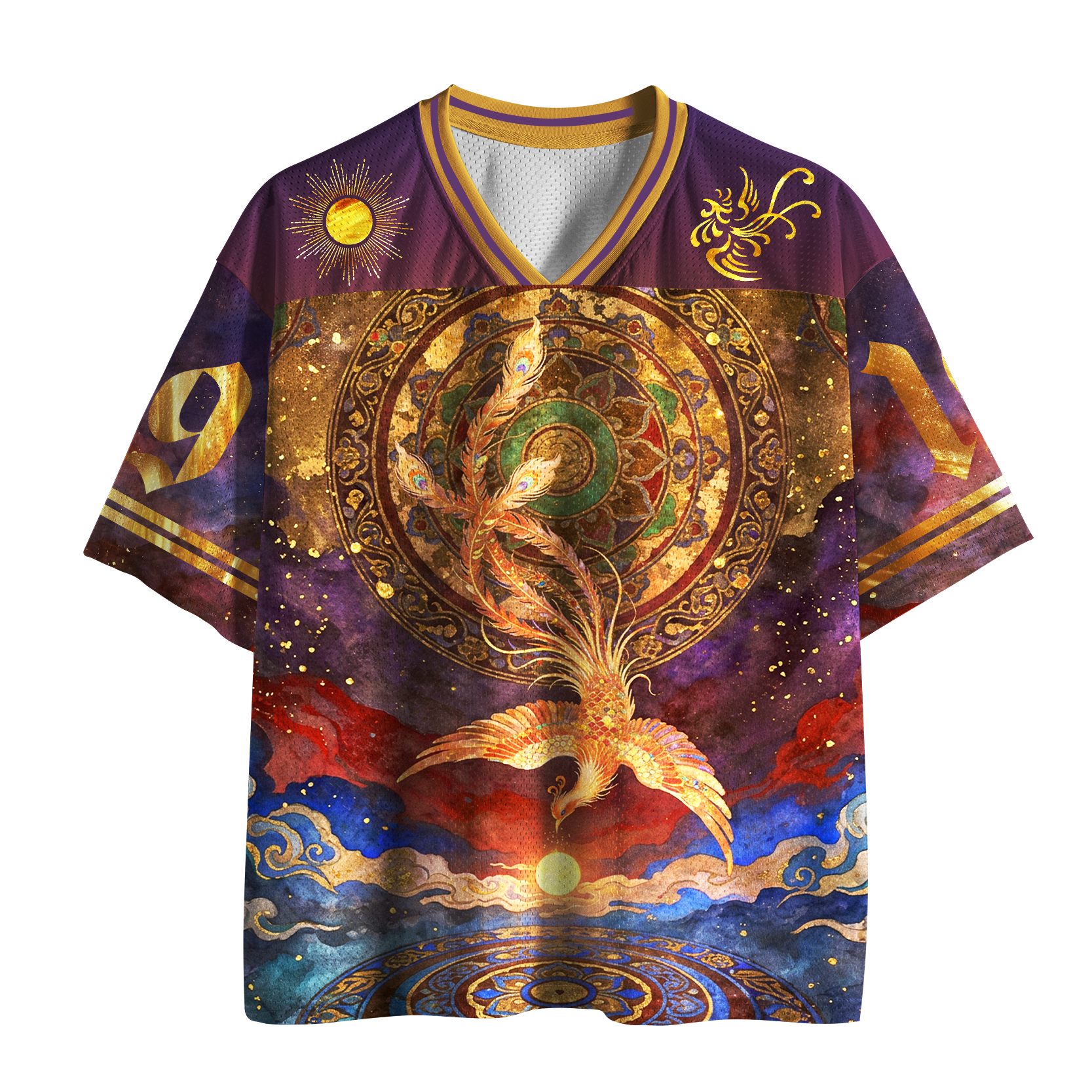 Tokyo-Tiger Phoenix Nirvana: Cosmic Dream Mesh Jersey