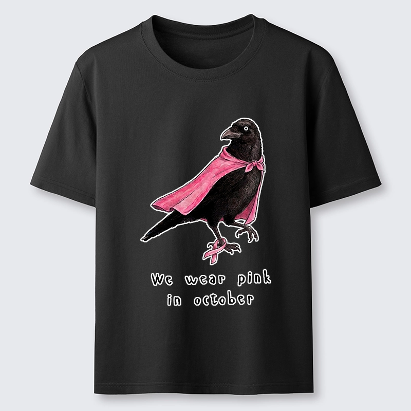 Tokyo-Tiger Pink Ribbon Raven Breast Cancer Awareness Classic T-Shirt