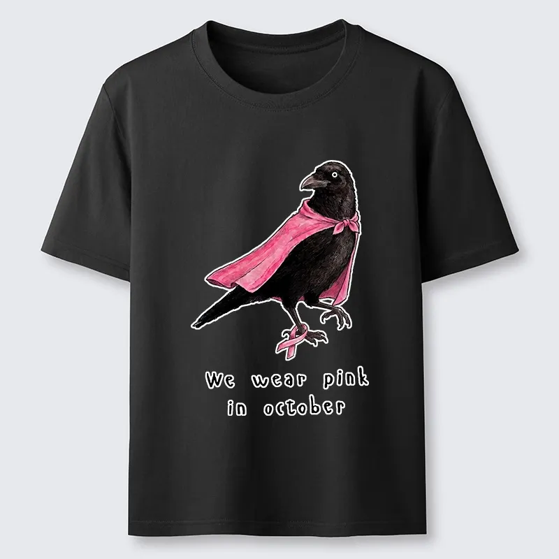 Tokyo-Tiger Pink Ribbon Raven Breast Cancer Awareness Classic T-Shirt