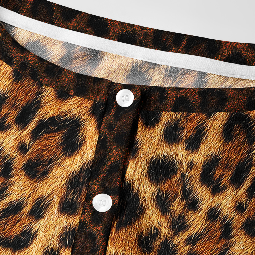 Tokyo-Tiger Savanna-Spirit Leopard Spots: The Wild Charm Women's Lightweight Cardigan