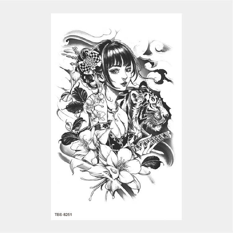 【Points Only】Tokyo-Tiger Tattoo Stickers