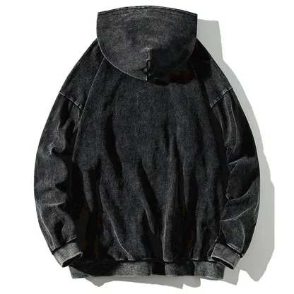 Tokyo-Tiger A Cat Among The Flowers Washed Hoodie