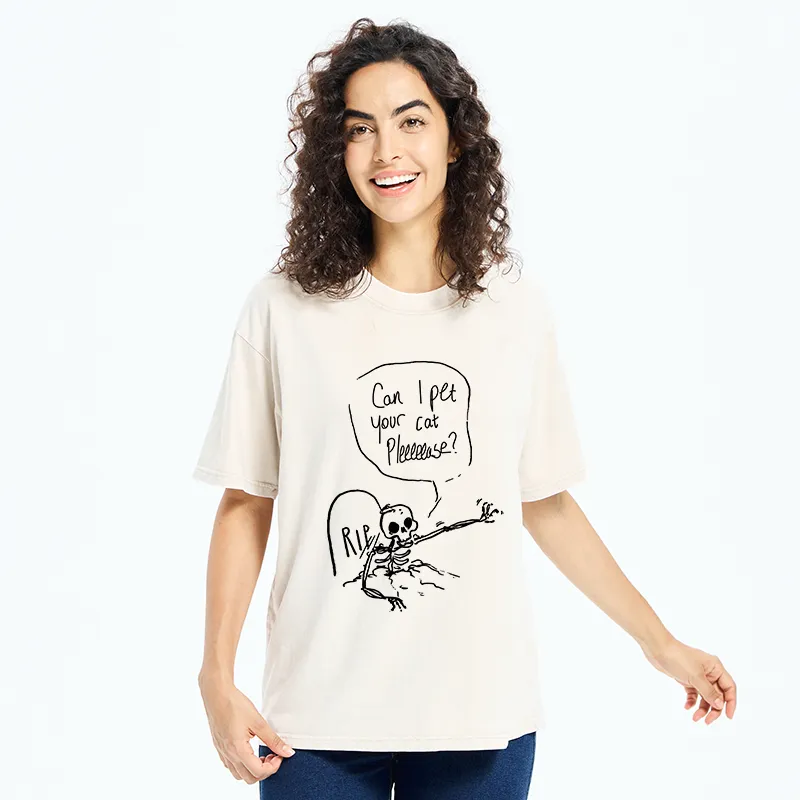 Tokyo-Tiger Last Wishes Funny Washed T-Shirt