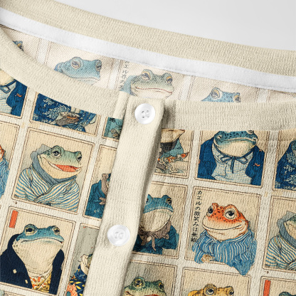 Tokyo-Tiger Many Frogs Are Watching You Women's Lightweight Cardigan