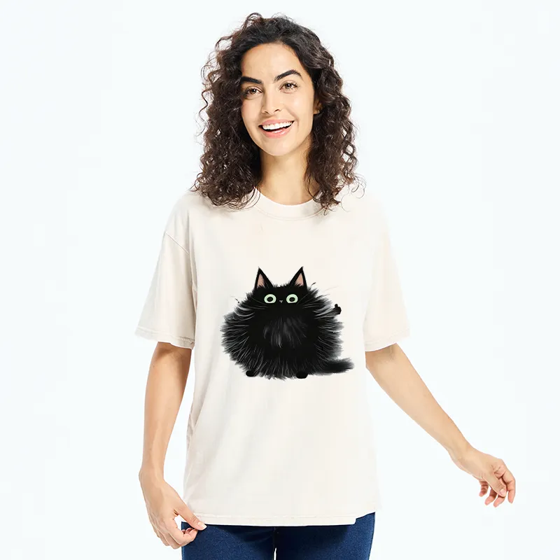 Tokyo-Tiger Cat's Approval Washed T-Shirt