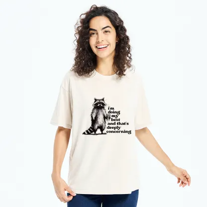 Tokyo-Tiger I'm Trying My Best But Still Worried Washed T-Shirt