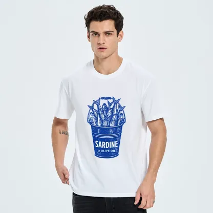 Tokyo-Tiger Vintage Bucket Full Of Fresh Sardines Classic T-Shirt