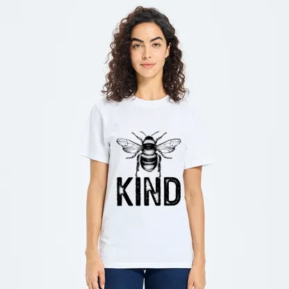 Tokyo-Tiger Minimalist Bee Kind Illustration Classic T-Shirt