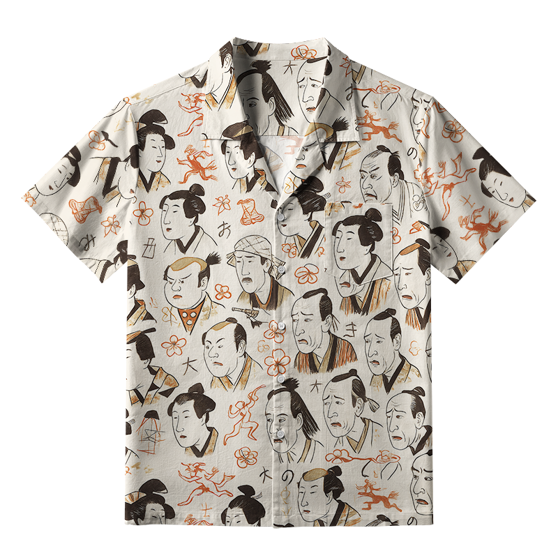 Tokyo-Tiger Japanese Traditional Portrait Aloha Hawaiian Shirt