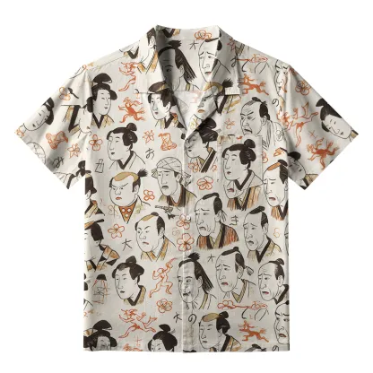 Tokyo-Tiger Japanese Traditional Portrait Aloha Hawaiian Shirt