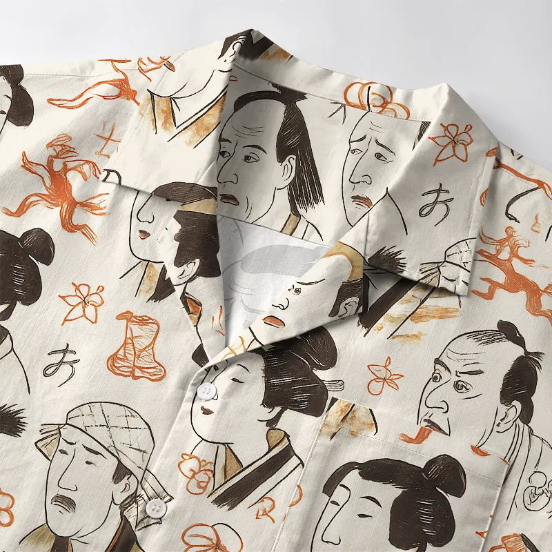 Tokyo-Tiger Japanese Traditional Portrait Aloha Hawaiian Shirt