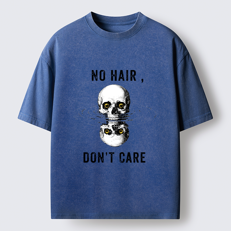 Tokyo-Tiger Skull Water Reflection Washed T-Shirt
