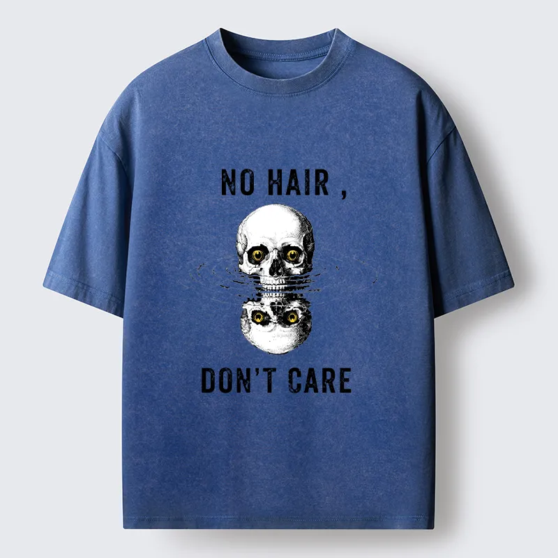 Tokyo-Tiger Skull Water Reflection Washed T-Shirt