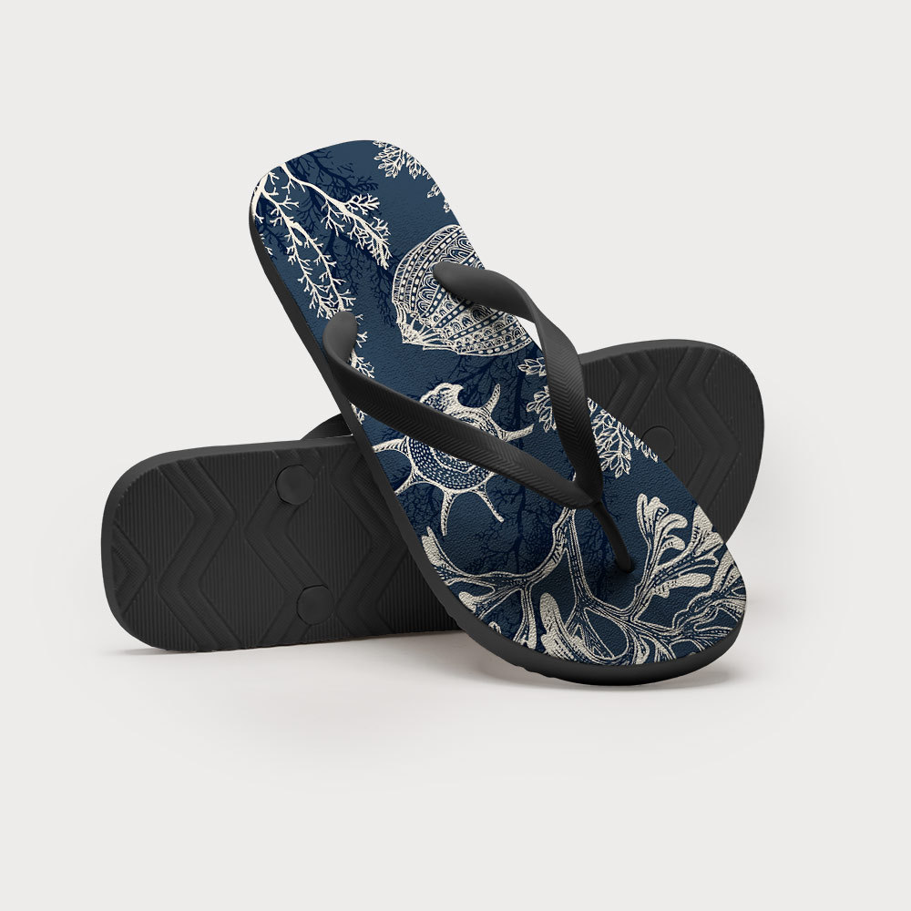Tokyo-Tiger Marine Mystery Flip Flops