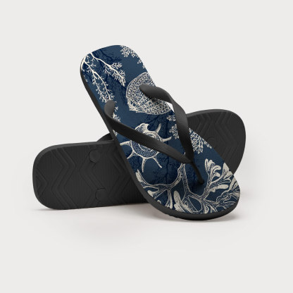 Tokyo-Tiger Marine Mystery Flip Flops