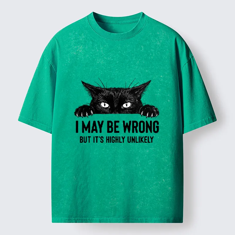 Tokyo-Tiger Confident Cat Meme Washed T-Shirt