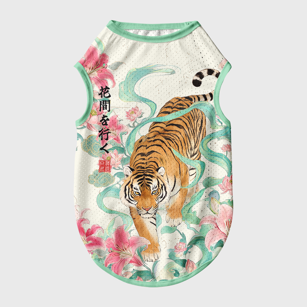 Tokyo-Tiger Japanese Lily Tiger Pet Jersey