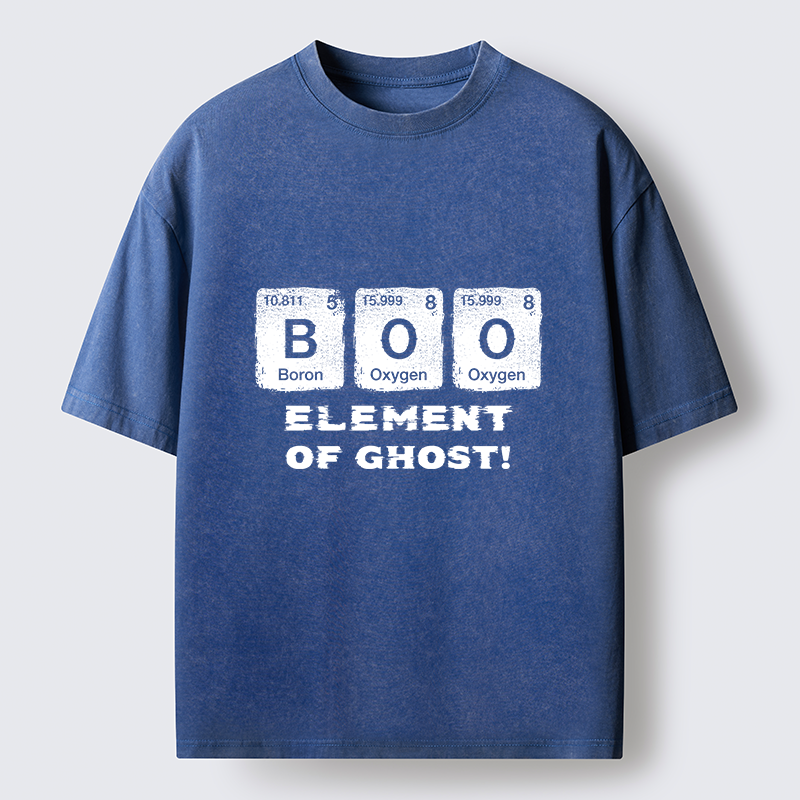 Tokyo-Tiger Ghost Chemistry Element Washed T-Shirt