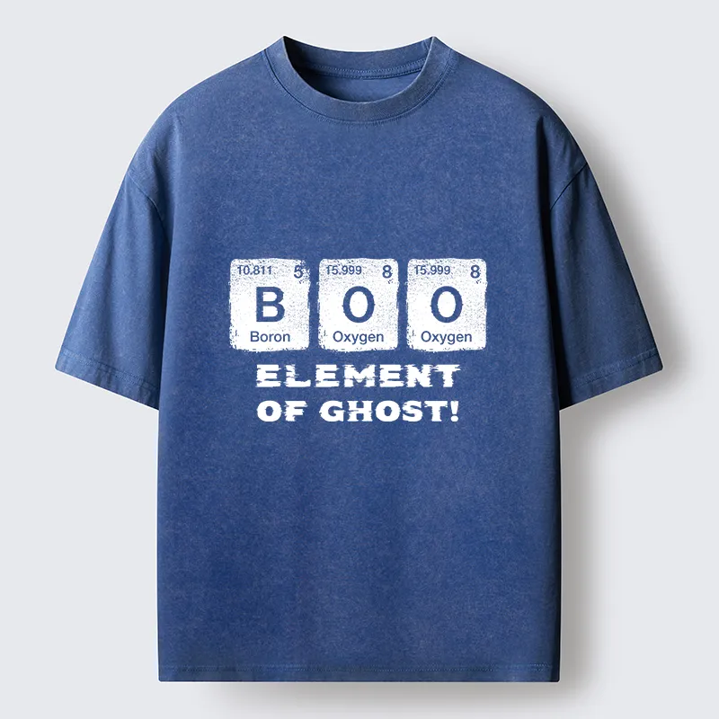 Tokyo-Tiger Ghost Chemistry Element Washed T-Shirt