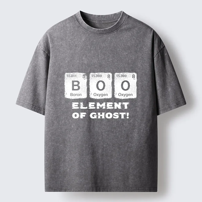 Tokyo-Tiger Ghost Chemistry Element Washed T-Shirt
