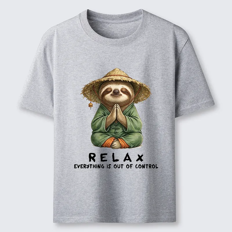 Tokyo-Tiger Zen Relax Sloth Graphic Classic T-Shirt Sale