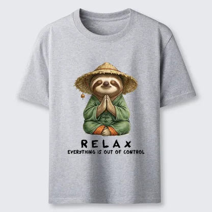 Tokyo-Tiger Zen Relax Sloth Graphic Classic T-Shirt
