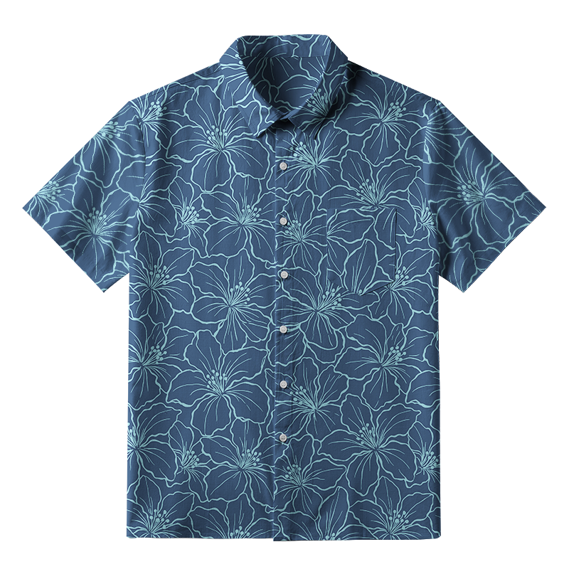 Tokyo-Tiger Blooming Grace Blossom Button-up Shirt