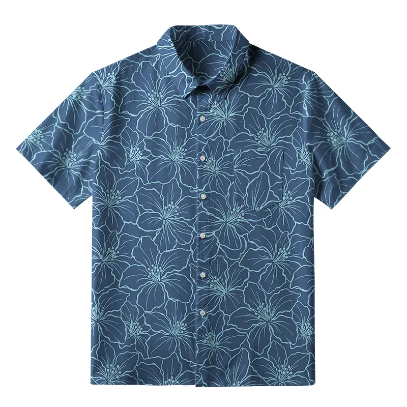 Tokyo-Tiger Blooming Grace Blossom Button-up Shirt