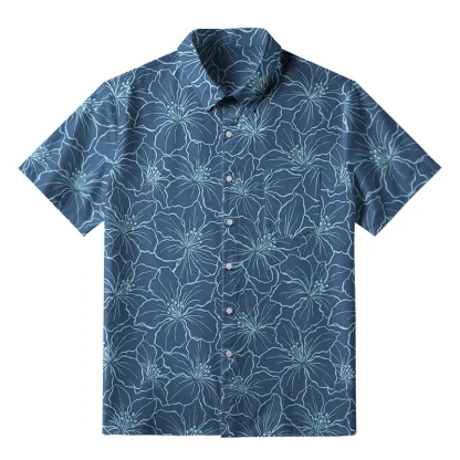 Tokyo-Tiger Blooming Grace Blossom Button-up Shirt