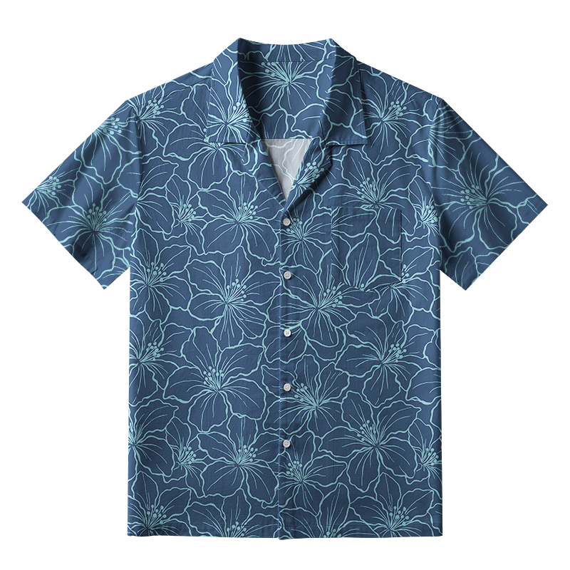 Tokyo-Tiger Blooming Grace Blossom Aloha Hawaiian Shirt