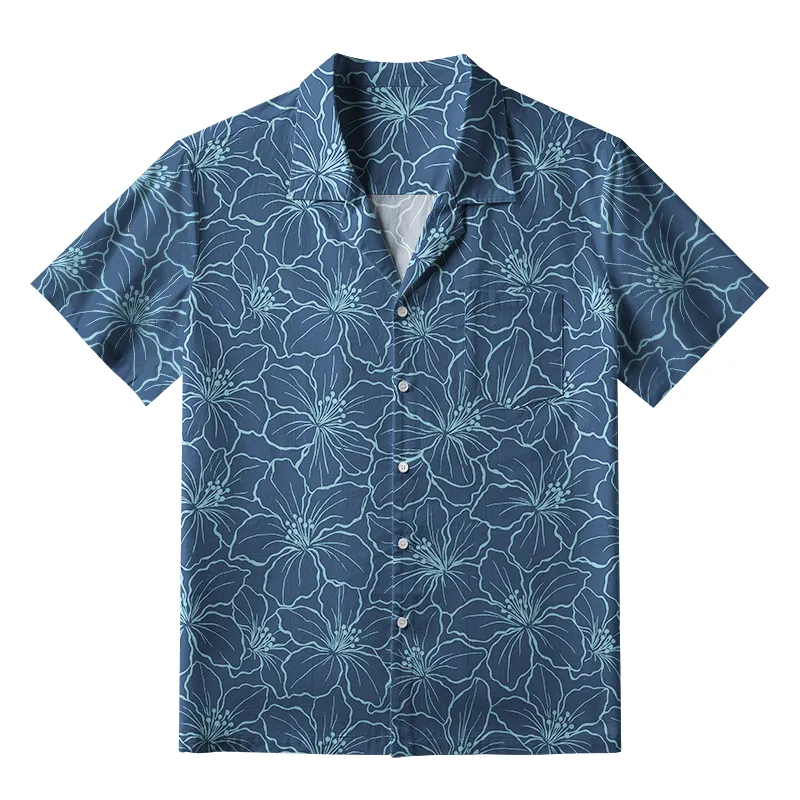 Tokyo-Tiger Blooming Grace Blossom Aloha Hawaiian Shirt