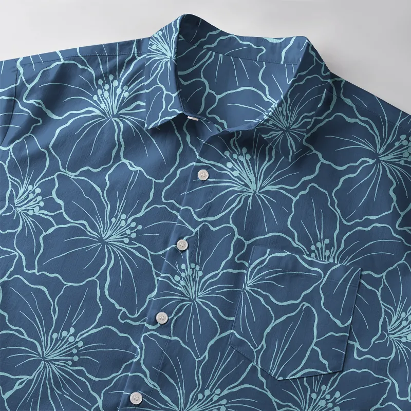 Tokyo-Tiger Blooming Grace Blossom Button-up Shirt
