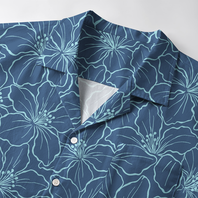 Tokyo-Tiger Blooming Grace Blossom Aloha Hawaiian Shirt