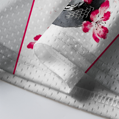 Tokyo-Tiger Dancing Sakura Dragon Mesh Jersey